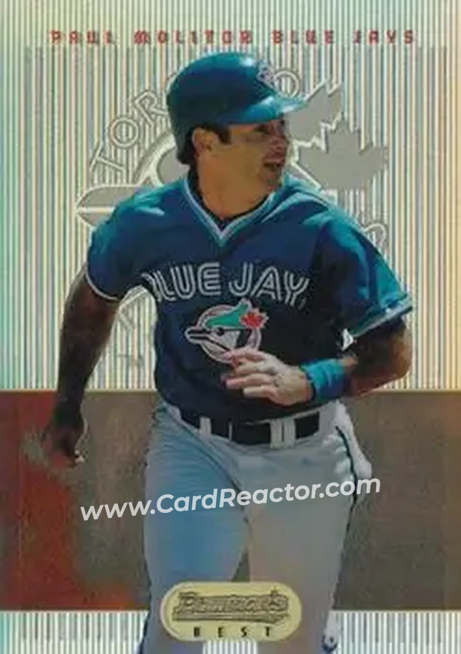 1995 Bowman's Best - Refractors #17 - Paul Molitor - Toronto Blue Jays - Front 1995 Bowman's Best - Refractors #17 - Paul Molitor - Toronto Blue Jays - Front