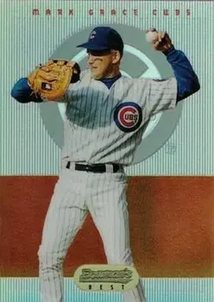 1995 Bowman's Best - Refractors #19 - Mark Grace - Chicago Cubs