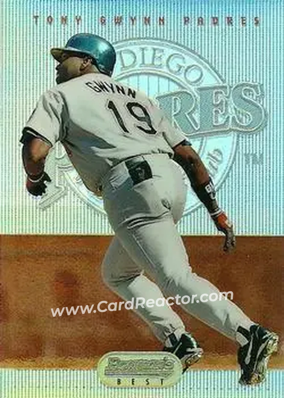 1995 Bowman's Best - Refractors #21 - Tony Gwynn - San Diego Padres - Front 1995 Bowman's Best - Refractors #21 - Tony Gwynn - San Diego Padres - Front
