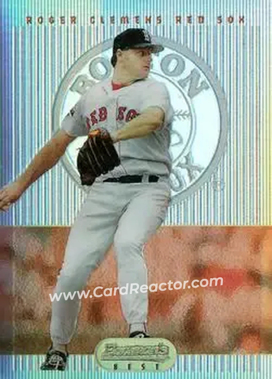 1995 Bowman's Best - Refractors #23 - Roger Clemens - Boston Red Sox - Front