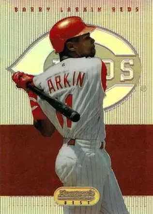 1995 Bowman's Best - Refractors #25 - Barry Larkin - Cincinnati Reds