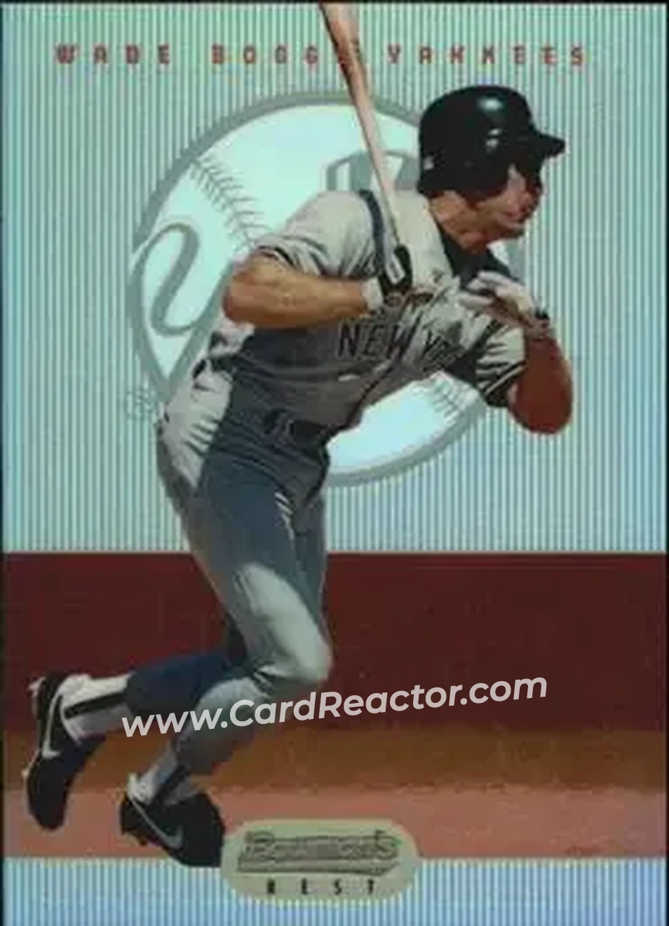 1995 Bowman's Best - Refractors #26 - Wade Boggs - New York Yankees - Front 1995 Bowman's Best - Refractors #26 - Wade Boggs - New York Yankees - Front