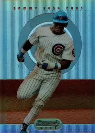 1995 Bowman's Best - Refractors #35 - Sammy Sosa - Chicago Cubs