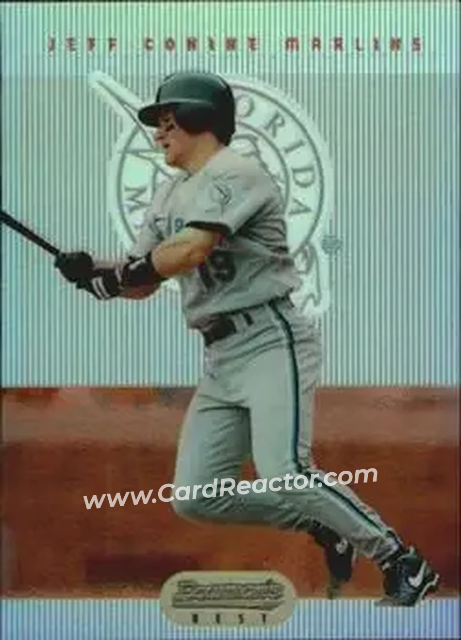 1995 Bowman's Best - Refractors #38 - Jeff Conine - Florida Marlins - Front 1995 Bowman's Best - Refractors #38 - Jeff Conine - Florida Marlins - Front