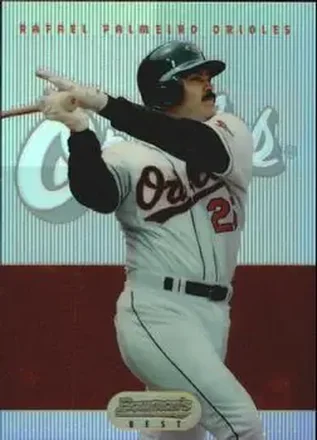 1995 Bowman's Best - Refractors #39 - Rafael Palmeiro - Baltimore Orioles