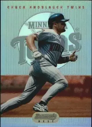 1995 Bowman's Best - Refractors #44 - Chuck Knoblauch - Minnesota Twins