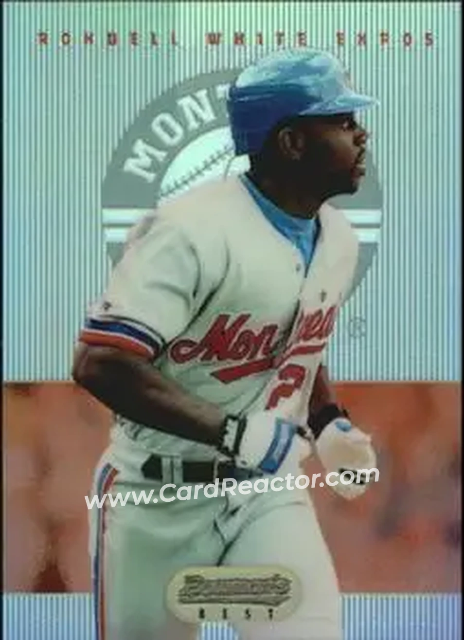 1995 Bowman's Best - Refractors #52 - Rondell White - Montreal Expos - Front 1995 Bowman's Best - Refractors #52 - Rondell White - Montreal Expos - Front