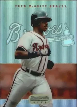 1995 Bowman's Best - Refractors #56 - Fred McGriff - Atlanta Braves
