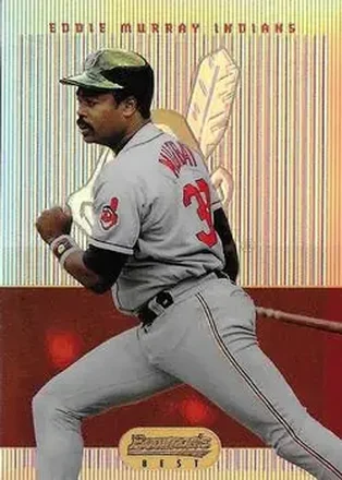 1995 Bowman's Best - Refractors #60 - Eddie Murray - Cleveland Indians