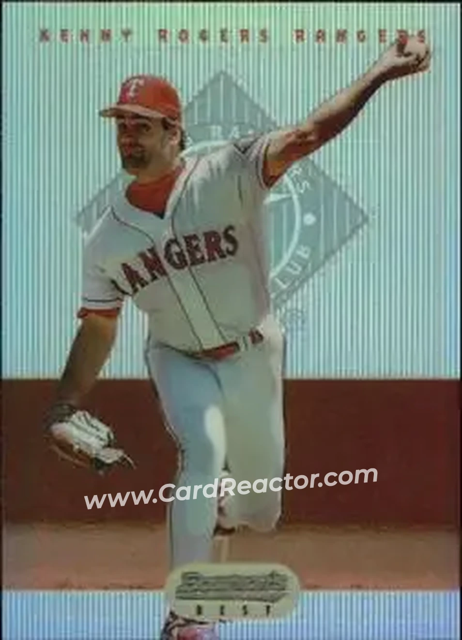 1995 Bowman's Best - Refractors #61 - Kenny Rogers - Texas Rangers - Front 1995 Bowman's Best - Refractors #61 - Kenny Rogers - Texas Rangers - Front