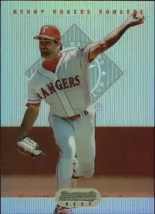 1995 Bowman's Best - Refractors #61 - Kenny Rogers - Texas Rangers