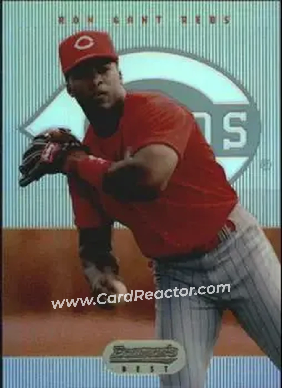 1995 Bowman's Best - Refractors #62 - Ron Gant - Cincinnati Reds - Front 1995 Bowman's Best - Refractors #62 - Ron Gant - Cincinnati Reds - Front