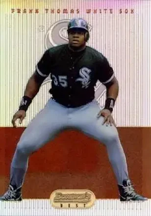 1995 Bowman's Best - Refractors #65 - Frank Thomas - Chicago White Sox
