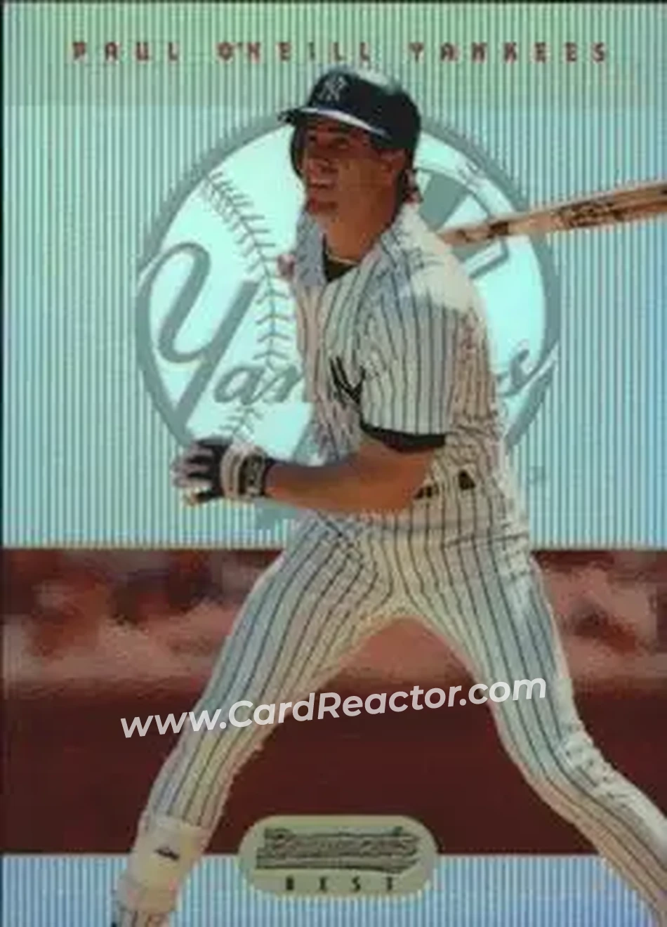 1995 Bowman's Best - Refractors #66 - Paul O'Neill - New York Yankees - Front 1995 Bowman's Best - Refractors #66 - Paul O'Neill - New York Yankees - Front