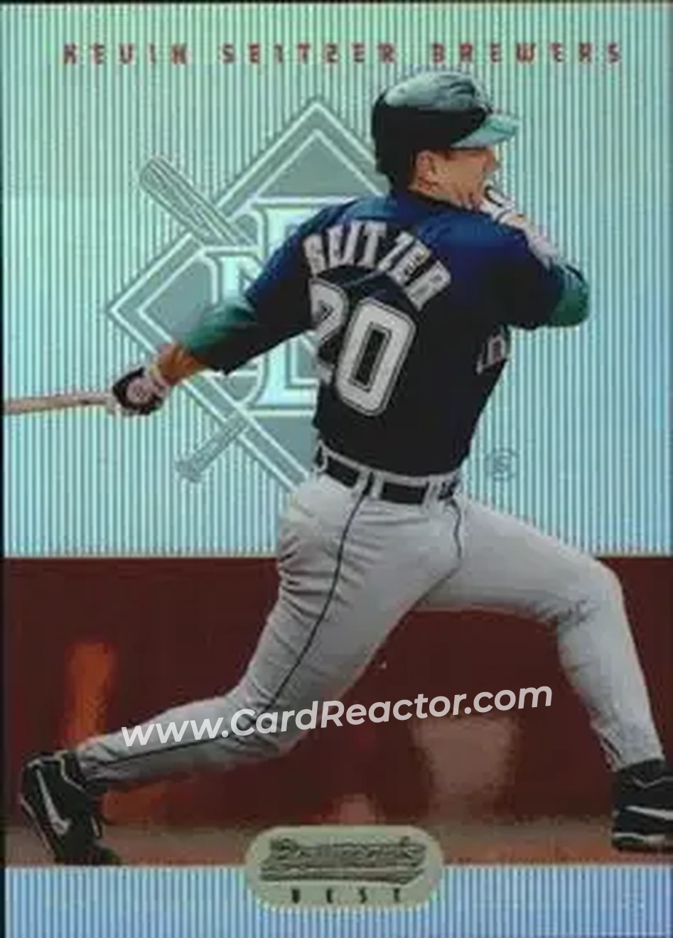 1995 Bowman's Best - Refractors #67 - Kevin Seitzer - Milwaukee Brewers - Front 1995 Bowman's Best - Refractors #67 - Kevin Seitzer - Milwaukee Brewers - Front