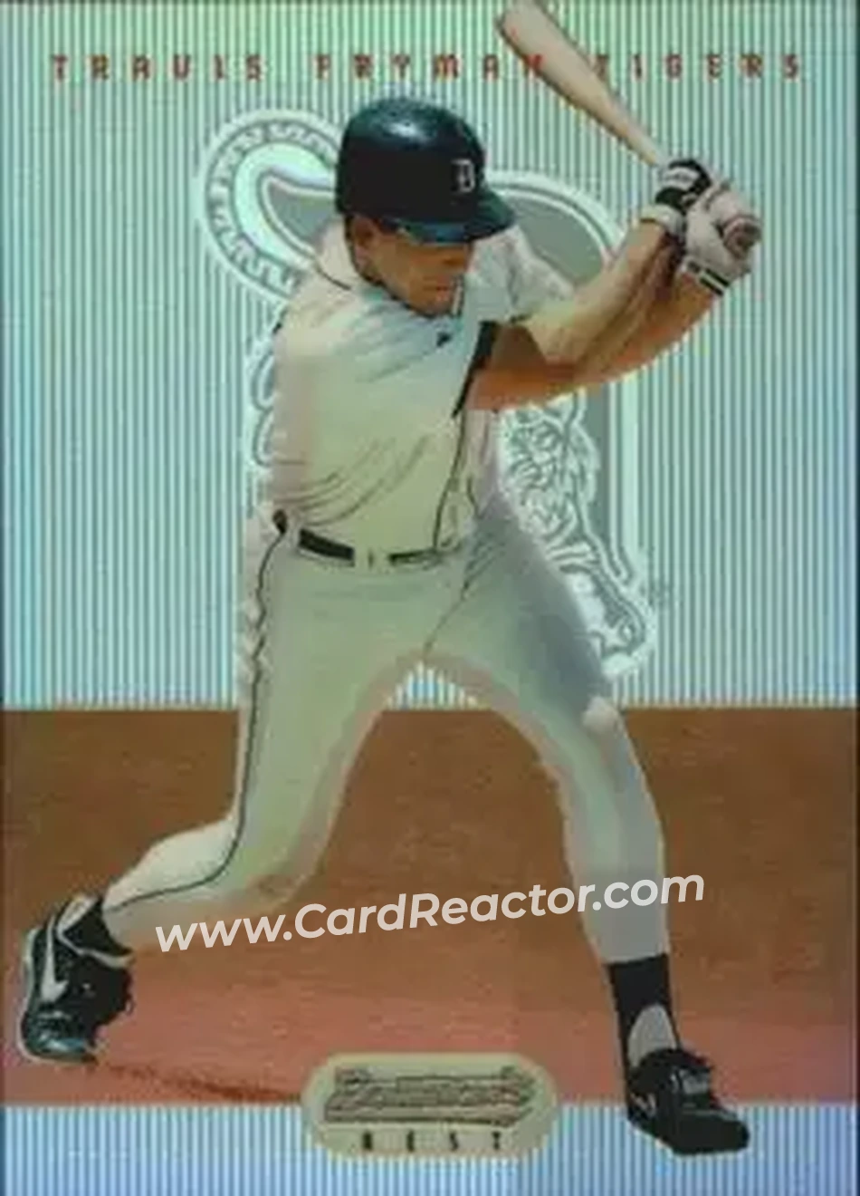 1995 Bowman's Best - Refractors #70 - Travis Fryman - Detroit Tigers - Front 1995 Bowman's Best - Refractors #70 - Travis Fryman - Detroit Tigers - Front