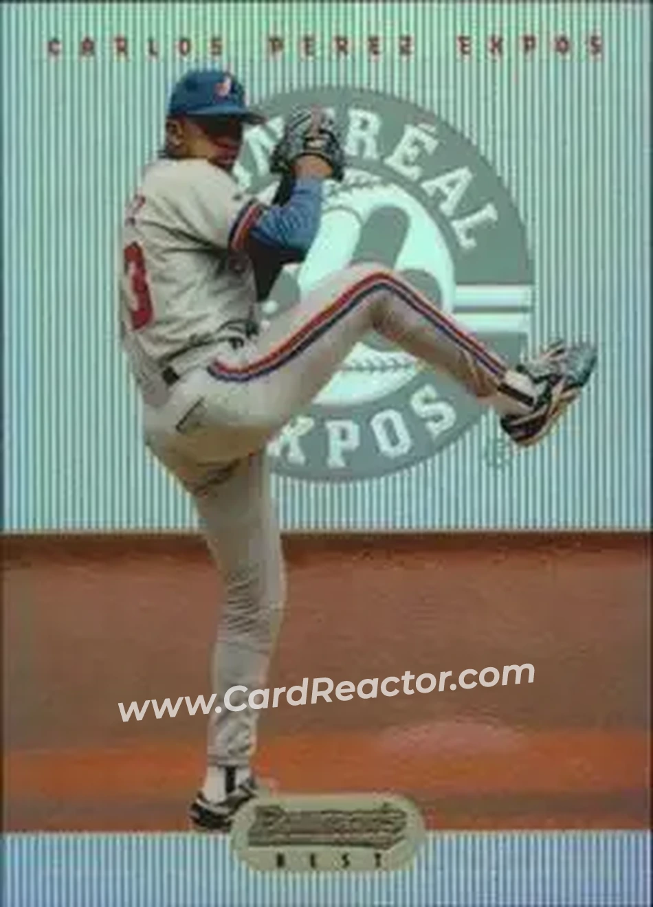 1995 Bowman's Best - Refractors #72 - Carlos Perez - Montreal Expos - Front 1995 Bowman's Best - Refractors #72 - Carlos Perez - Montreal Expos - Front