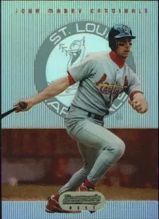 1995 Bowman's Best - Refractors #77 - John Mabry - St. Louis Cardinals