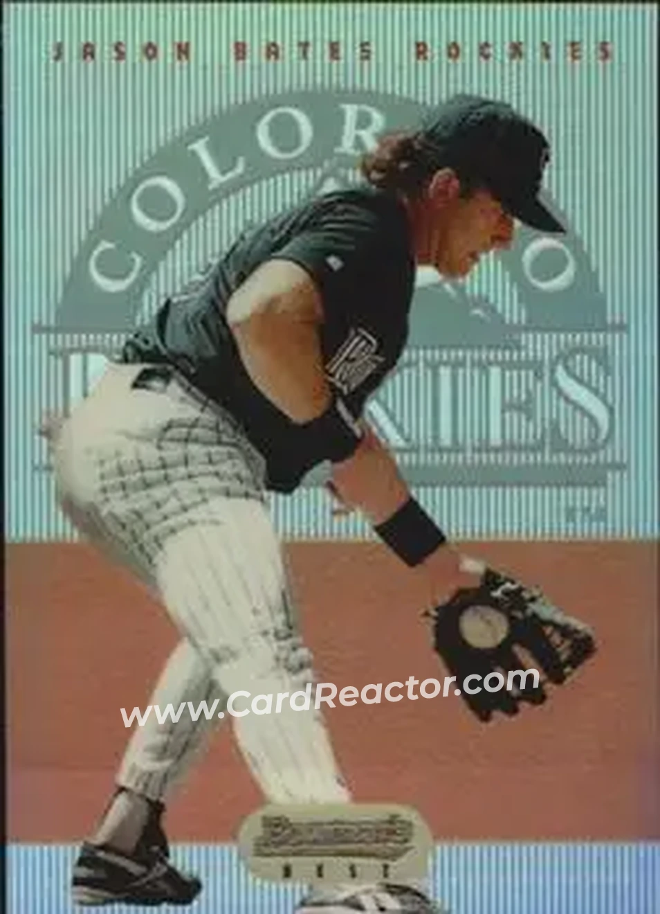 1995 Bowman's Best - Refractors #78 - Jason Bates - Colorado Rockies - Front 1995 Bowman's Best - Refractors #78 - Jason Bates - Colorado Rockies - Front