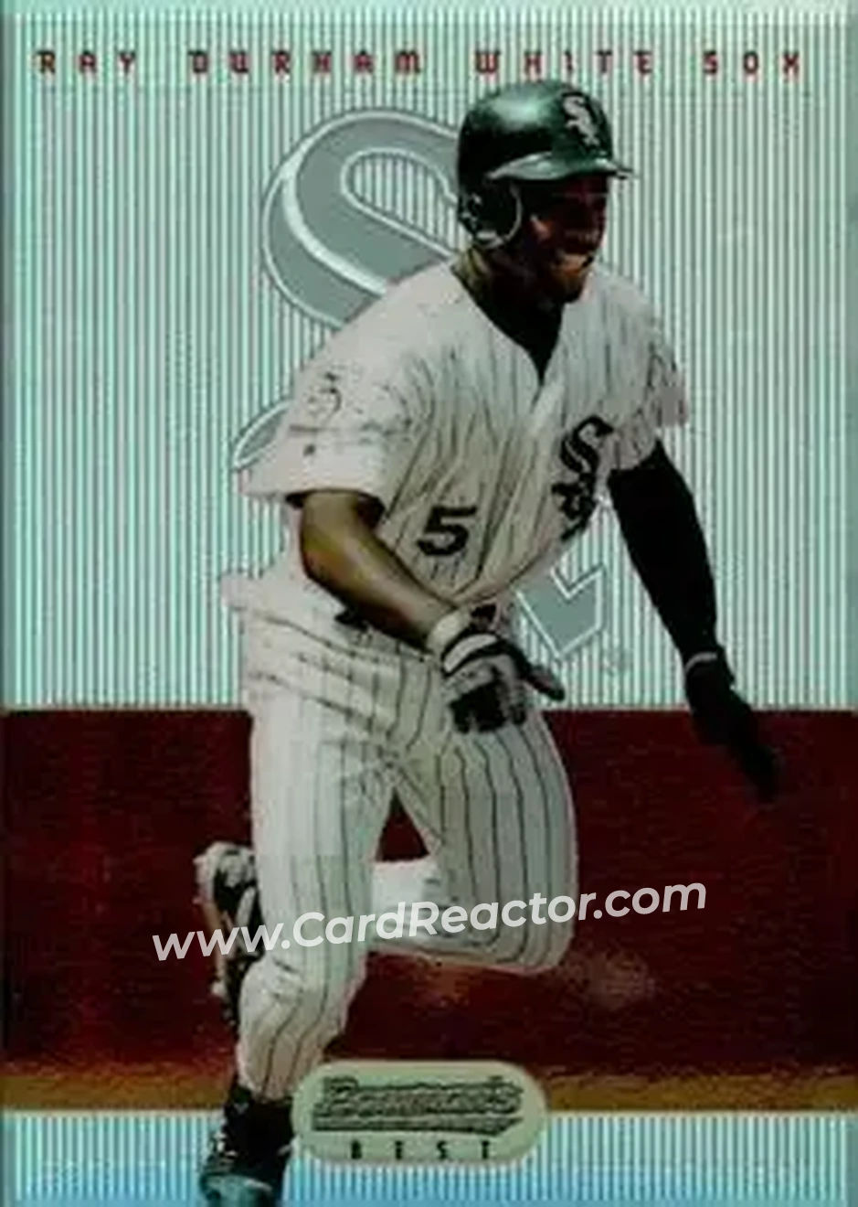 1995 Bowman's Best - Refractors #80 - Ray Durham - Chicago White Sox - Front