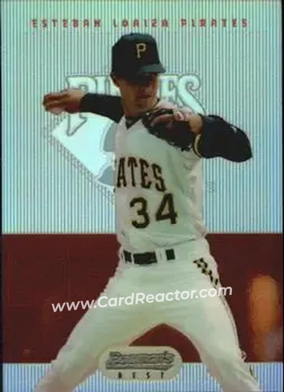 1995 Bowman's Best - Refractors #82 - Esteban Loaiza - Pittsburgh Pirates - Front 1995 Bowman's Best - Refractors #82 - Esteban Loaiza - Pittsburgh Pirates - Front