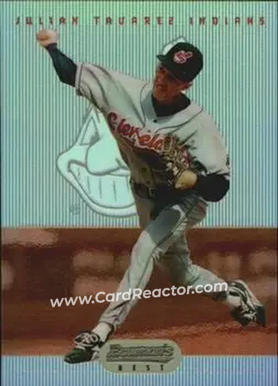 1995 Bowman's Best - Refractors #87 - Julian Tavarez - Cleveland Indians - Front 1995 Bowman's Best - Refractors #87 - Julian Tavarez - Cleveland Indians - Front