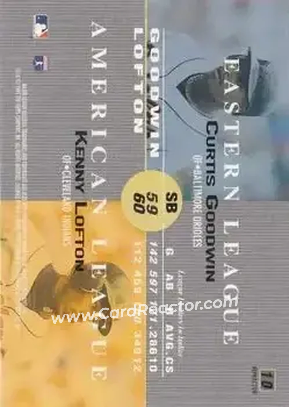 1995 Bowman's Best - Refractors #10 - Card #10 - Back 1995 Bowman's Best - Refractors #10 - Card #10 - Back