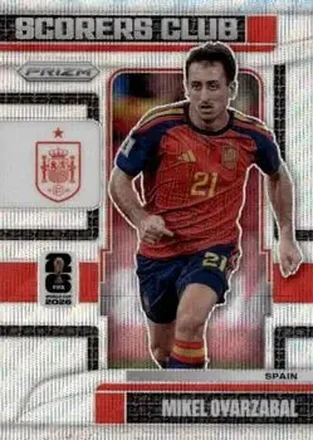 2026 Panini Prizm FIFA World Cup - Scorers Club Wave Prizms #2 - Mikel Oyarzabal - Spain