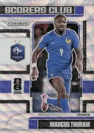 2026 Panini Prizm FIFA World Cup - Scorers Club Wave Prizms #3 - Marcus Thuram - France