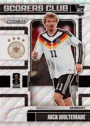 2026 Panini Prizm FIFA World Cup - Scorers Club Wave Prizms #5 - Nick Woltemade - Germany