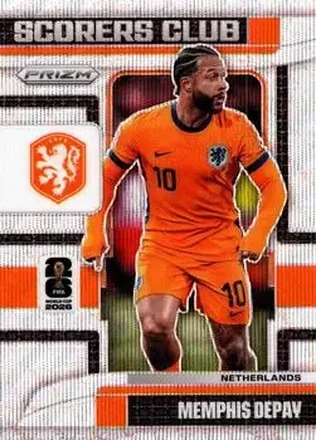 2026 Panini Prizm FIFA World Cup - Scorers Club Wave Prizms #9 - Memphis Depay - Netherlands