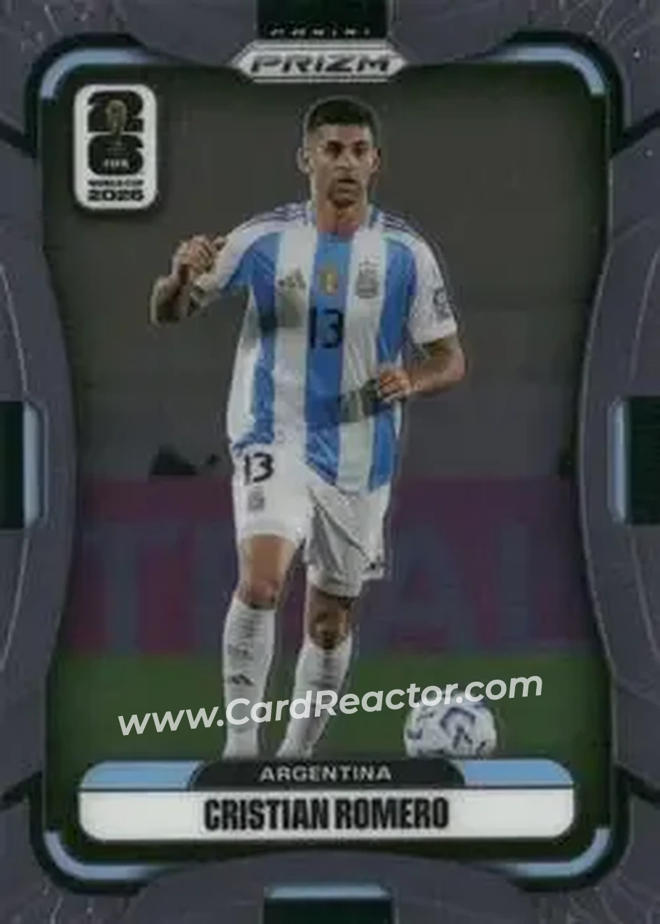 2026 Panini Prizm FIFA World Cup #5 - Cristian Romero - Argentina - Front