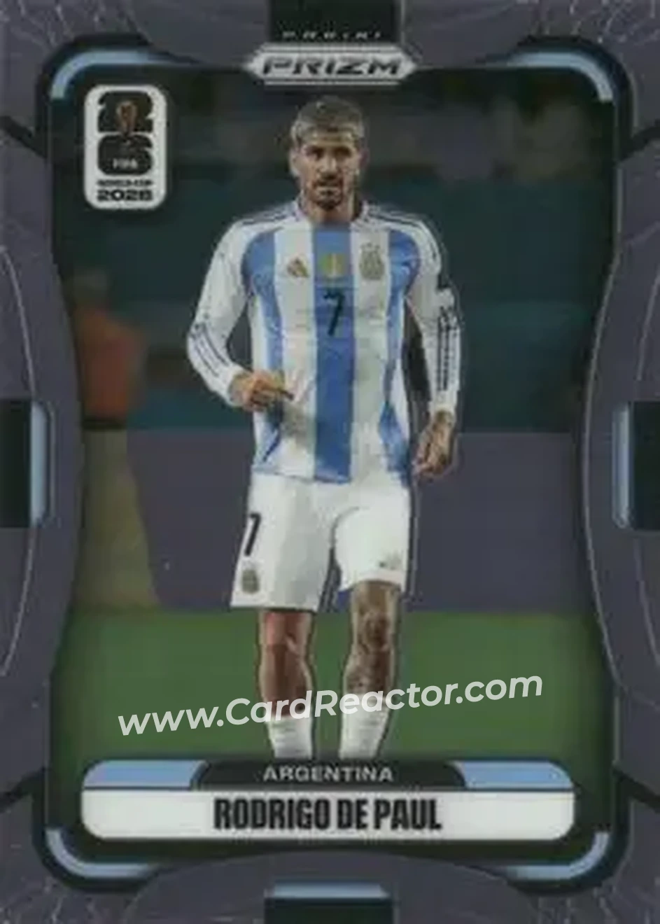 2026 Panini Prizm FIFA World Cup #14 - Rodrigo de Paul - Argentina - Front