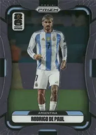 2026 Panini Prizm FIFA World Cup #14 - Rodrigo de Paul - Argentina
