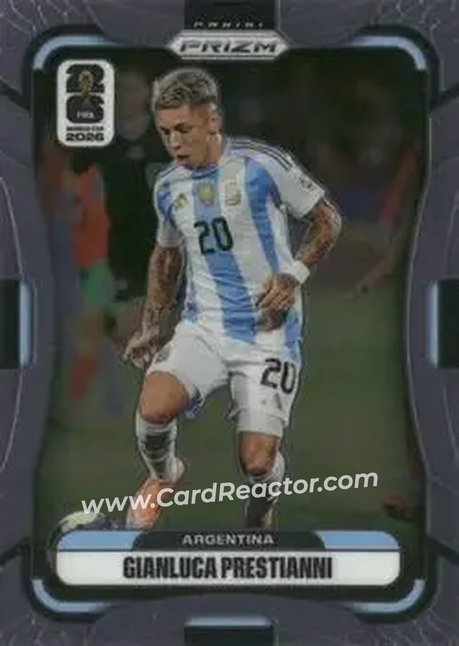 2026 Panini Prizm FIFA World Cup #17 - Gianluca Prestianni - Argentina - Front
