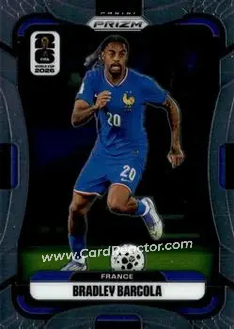 2026 Panini Prizm FIFA World Cup #28 - Bradley Barcola - France - Front