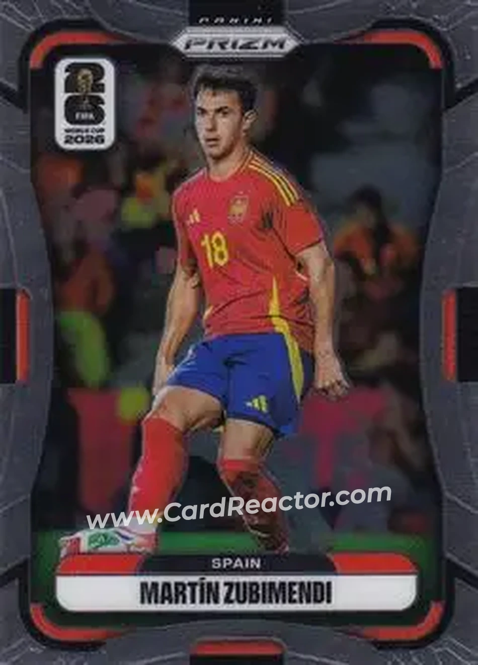 2026 Panini Prizm FIFA World Cup #66 - Martin Zubimendi - Spain - Front