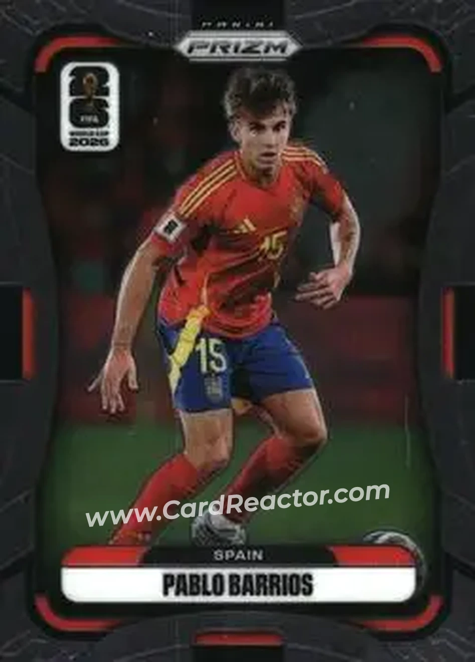 2026 Panini Prizm FIFA World Cup #67 - Pablo Barrios - Spain - Front