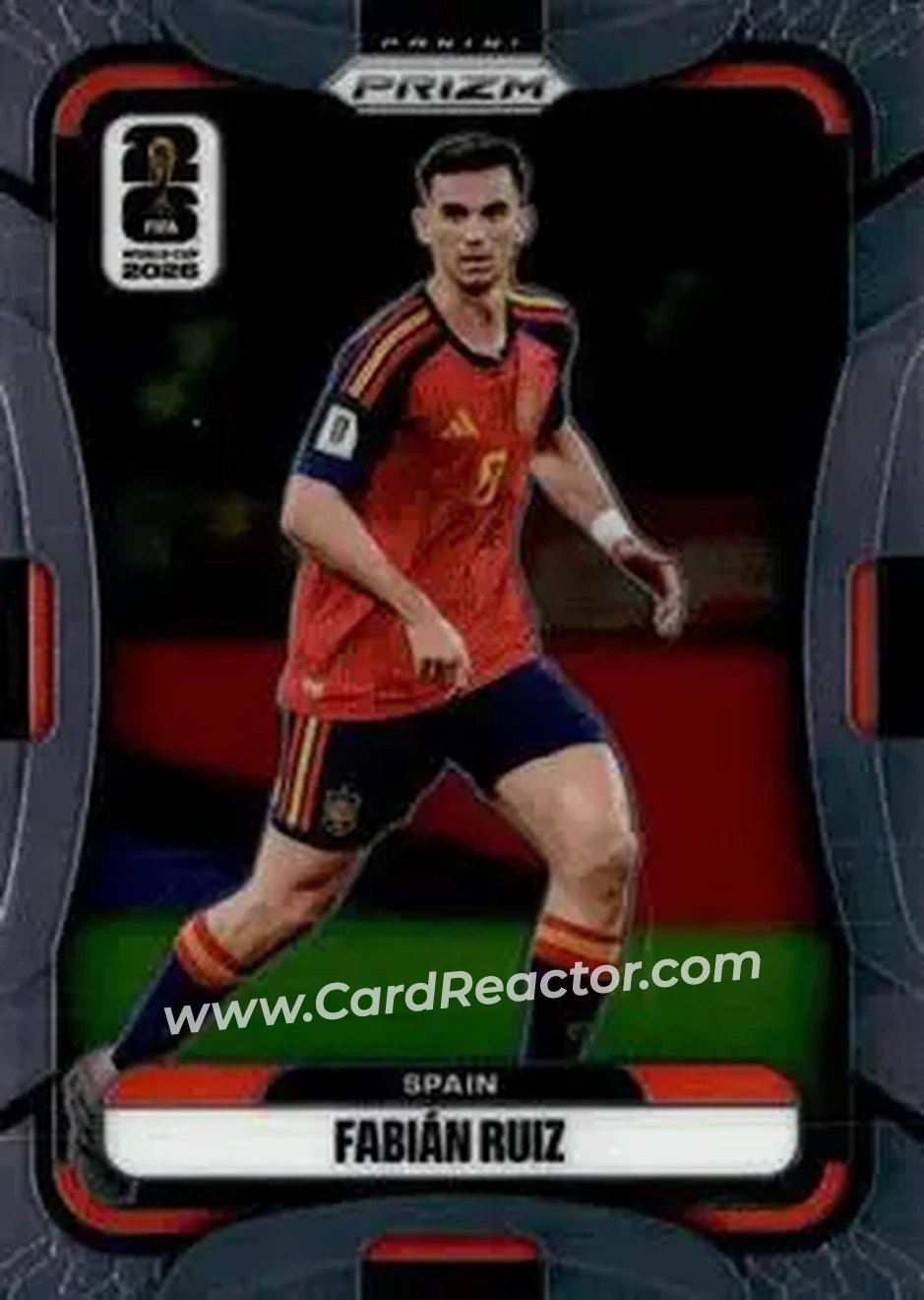 2026 Panini Prizm FIFA World Cup #77 - Fabian Ruiz - Spain - Front