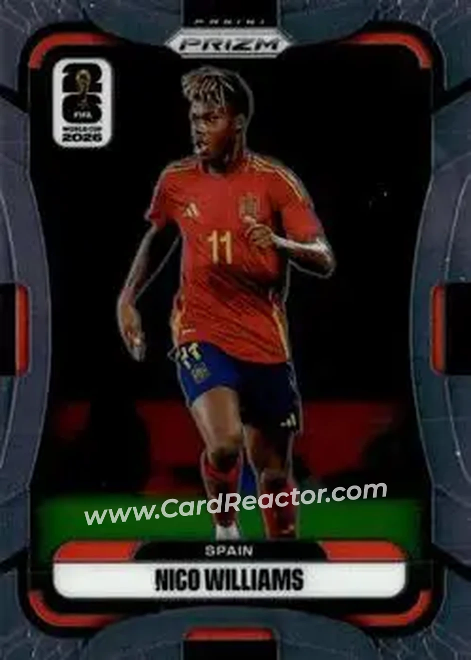 2026 Panini Prizm FIFA World Cup #78 - Nico Williams - Spain - Front