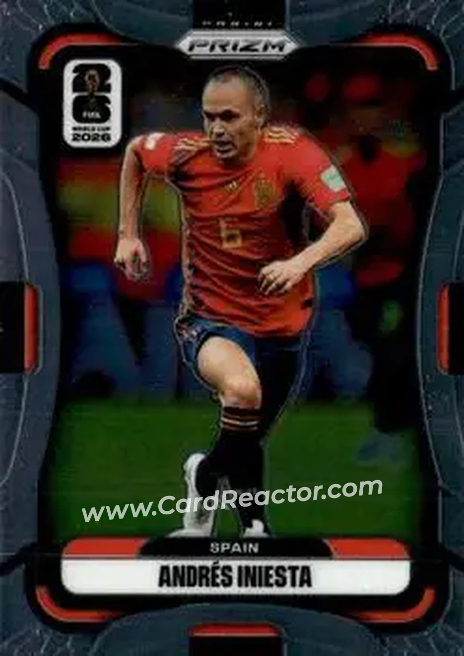 2026 Panini Prizm FIFA World Cup #84 - Andres Iniesta - Spain - Front