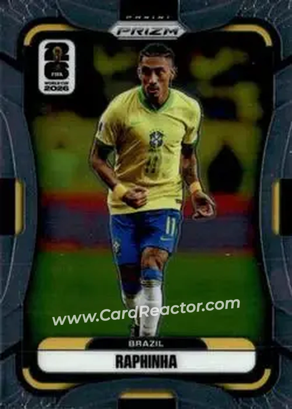 2026 Panini Prizm FIFA World Cup #85 - Raphinha - Brazil - Front
