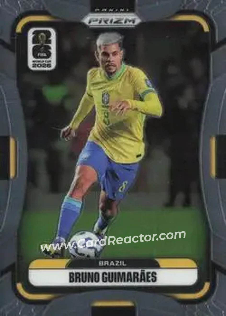 2026 Panini Prizm FIFA World Cup #90 - Bruno Guimaraes - Brazil - Front