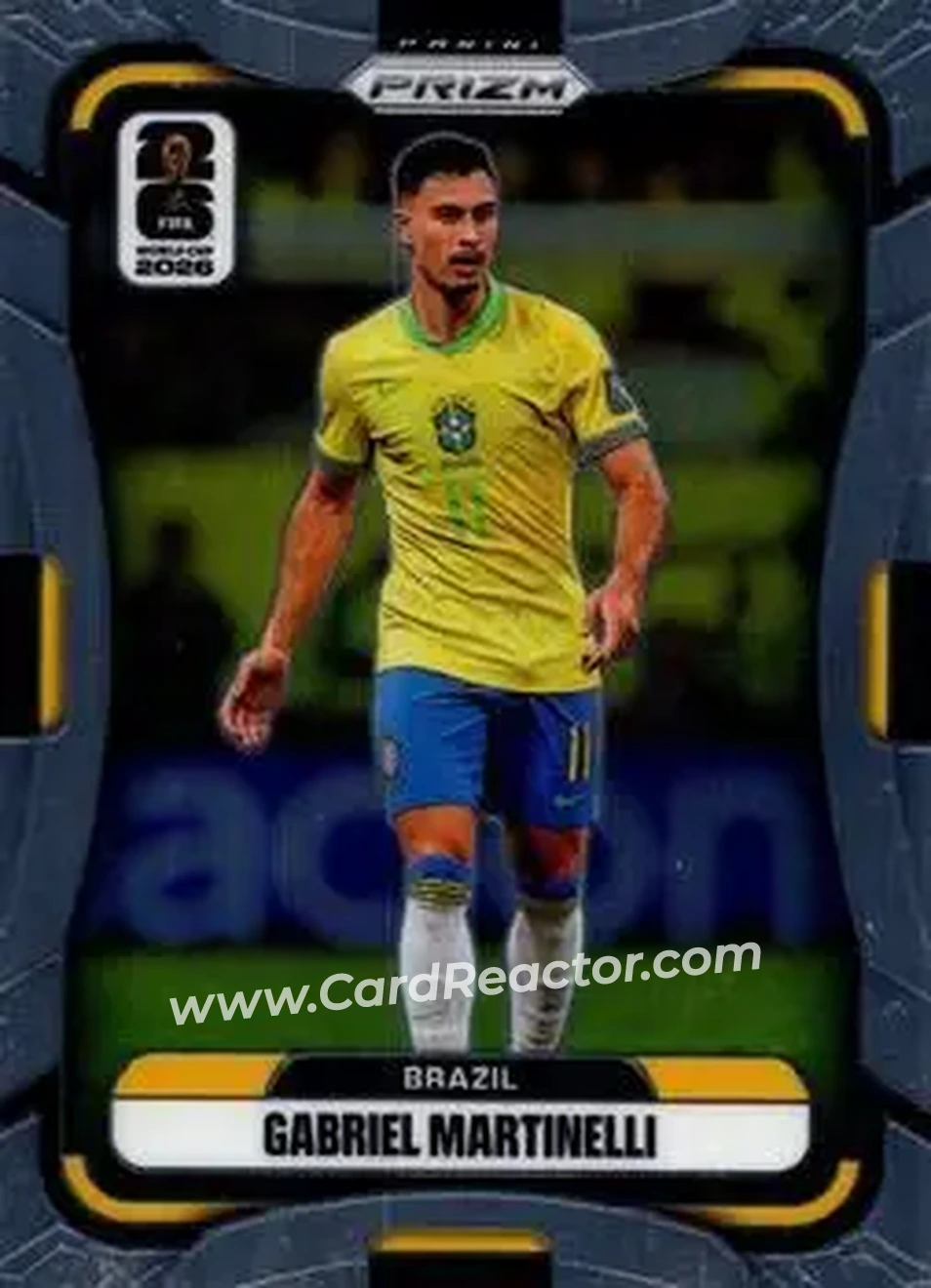 2026 Panini Prizm FIFA World Cup #91 - Gabriel Martinelli - Brazil - Front