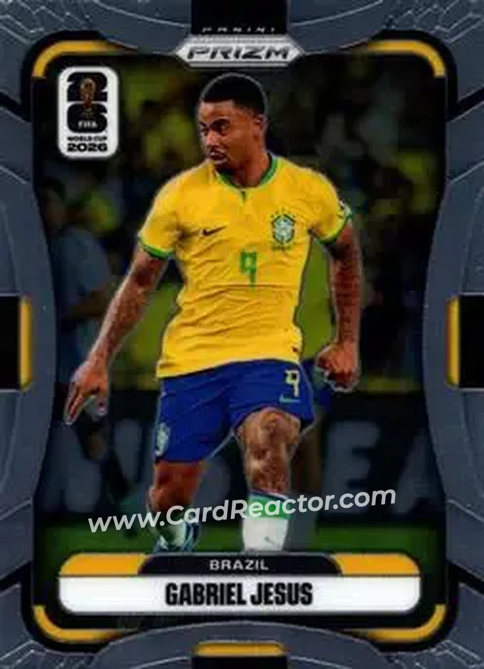 2026 Panini Prizm FIFA World Cup #95 - Gabriel Jesus - Brazil - Front