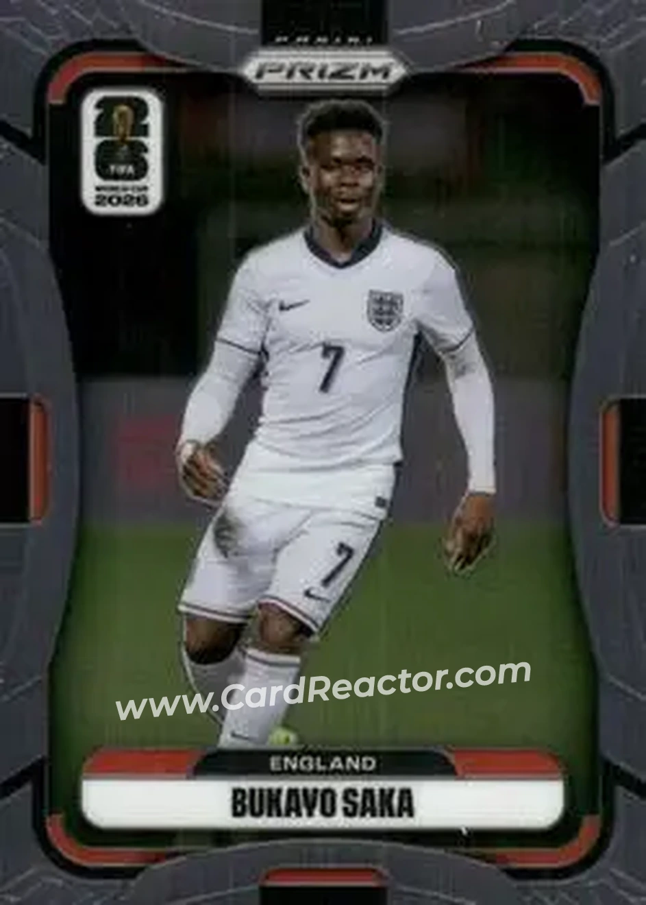 2026 Panini Prizm FIFA World Cup #100 - Bukayo Saka - England - Front