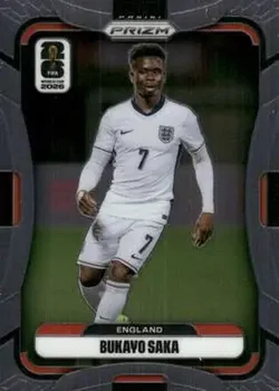 2026 Panini Prizm FIFA World Cup #100 - Bukayo Saka - England