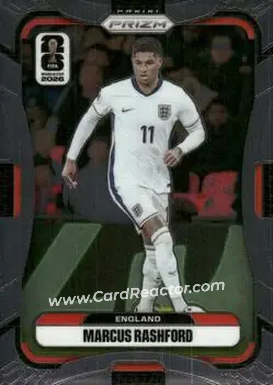 2026 Panini Prizm FIFA World Cup #101 - Marcus Rashford - England - Front