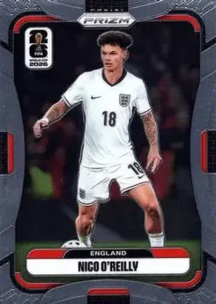 2026 Panini Prizm FIFA World Cup #110 - Nico O'Reilly - England