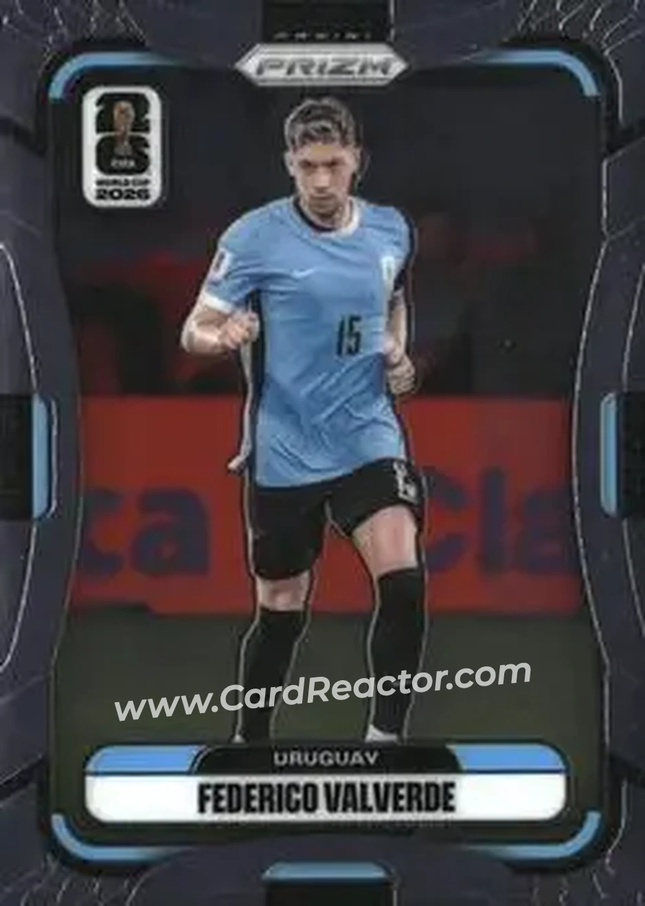 2026 Panini Prizm FIFA World Cup #122 - Federico Valverde - Uruguay - Front